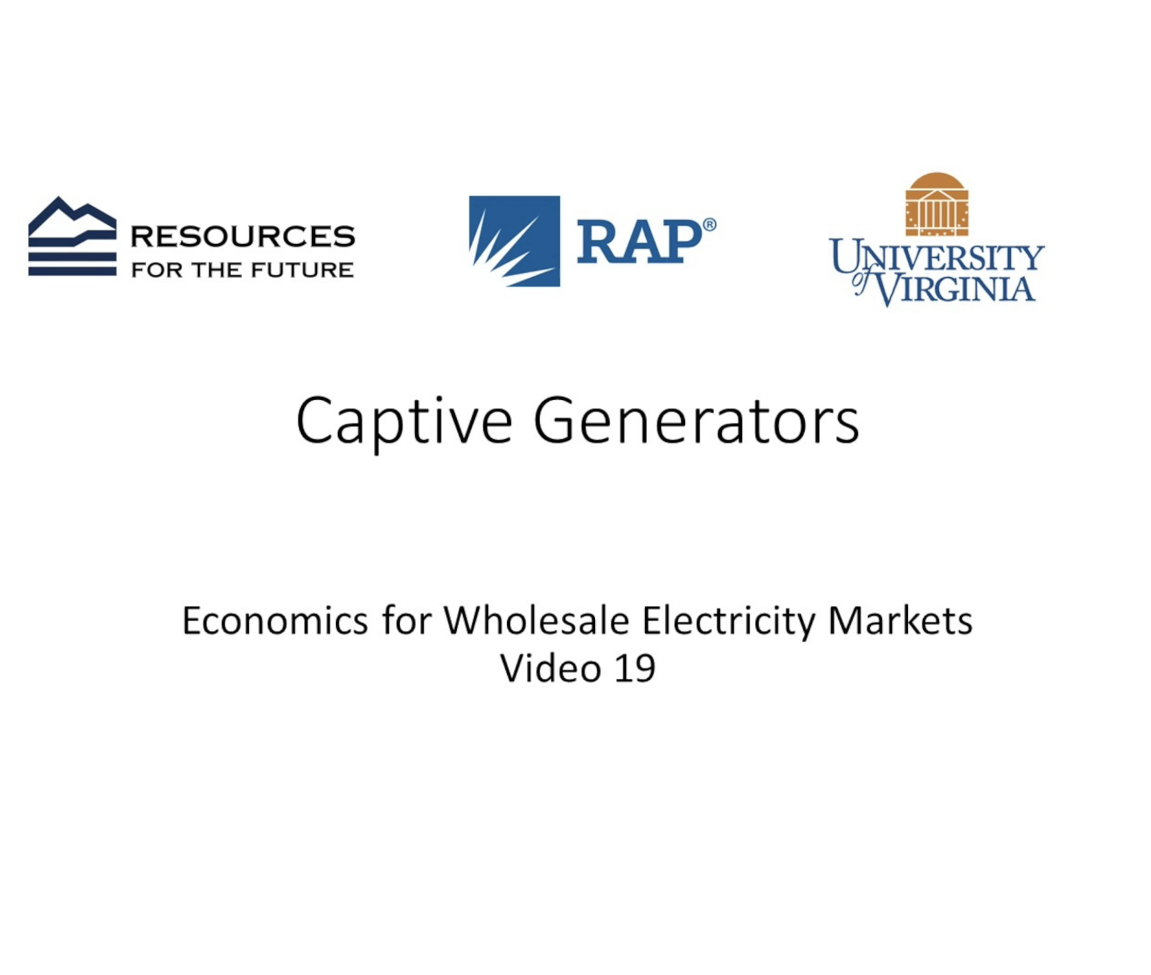 Kinh tế học #19: Các nguồn phát điện tự dùng (Captive Generators)