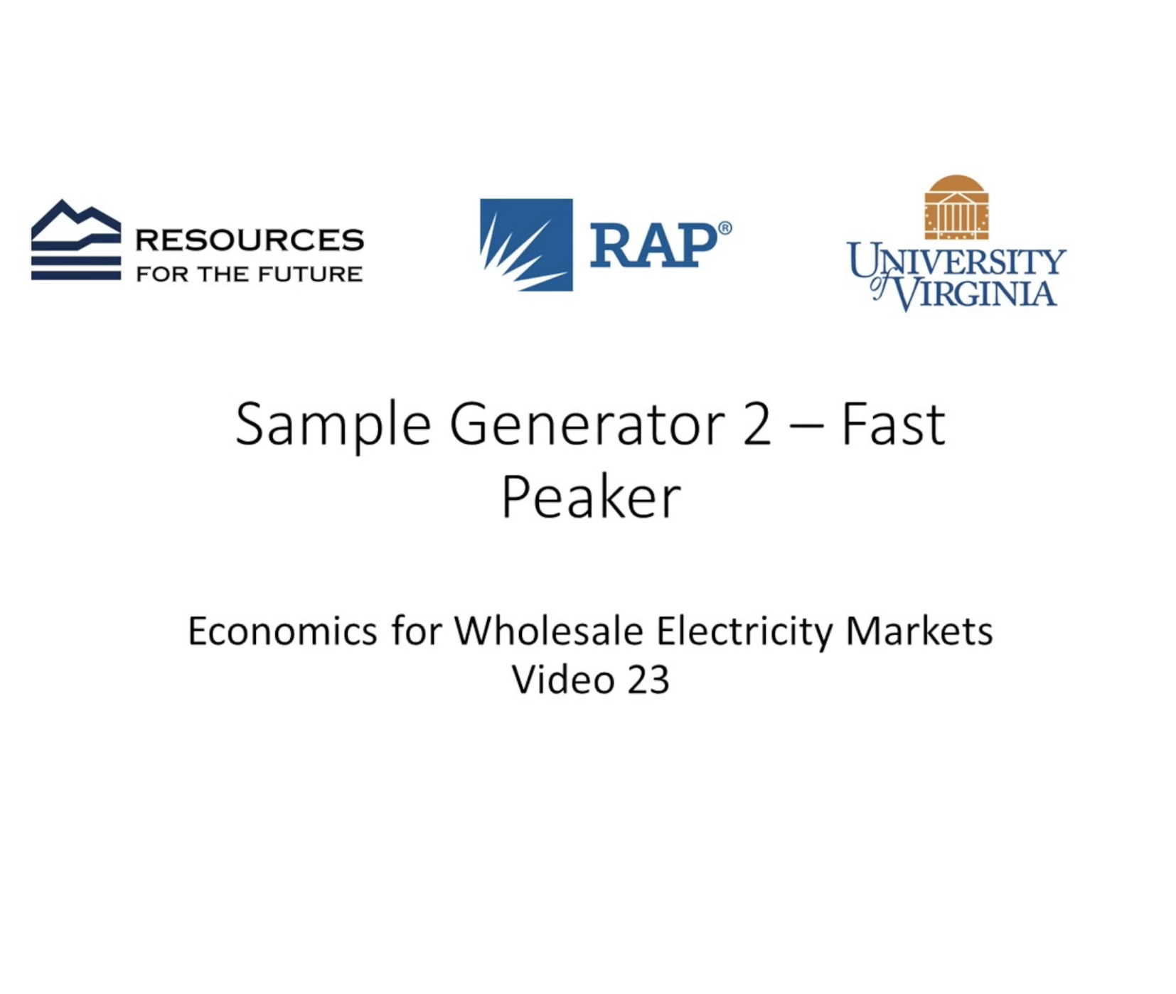 Kinh tế học #23: Nguồn phát mẫu 2 - Nhà máy phát điện đáp ứng đỉnh nhanh