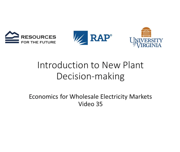Economics #35: Introduction to New Plant Decision-making