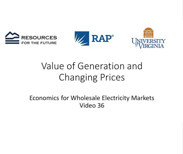 Kinh tế học #36: Giá trị của phát điện và sự thay đổi