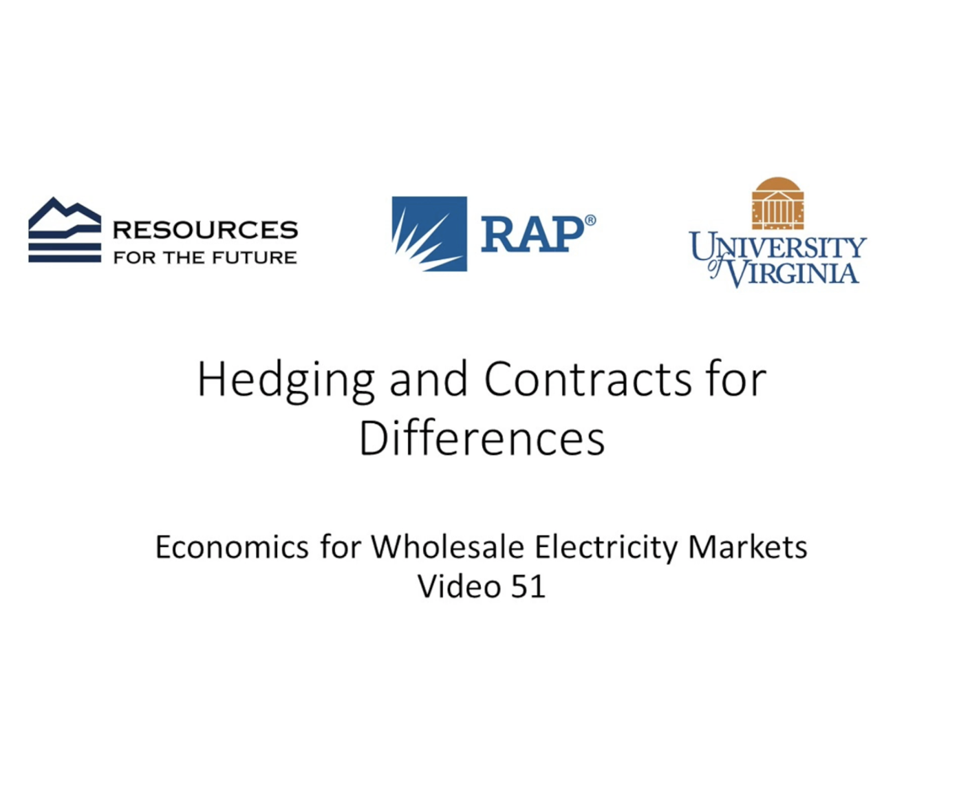 Economics #51: Hedging and Contracts for Differences