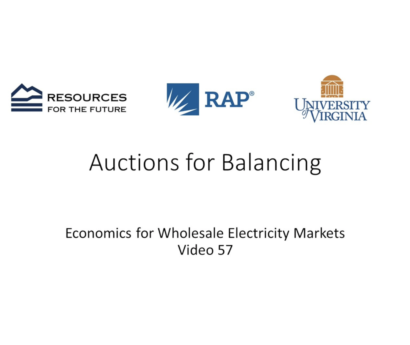 Kinh tế học #57: Đấu giá cho Dịch vụ Cân bằng