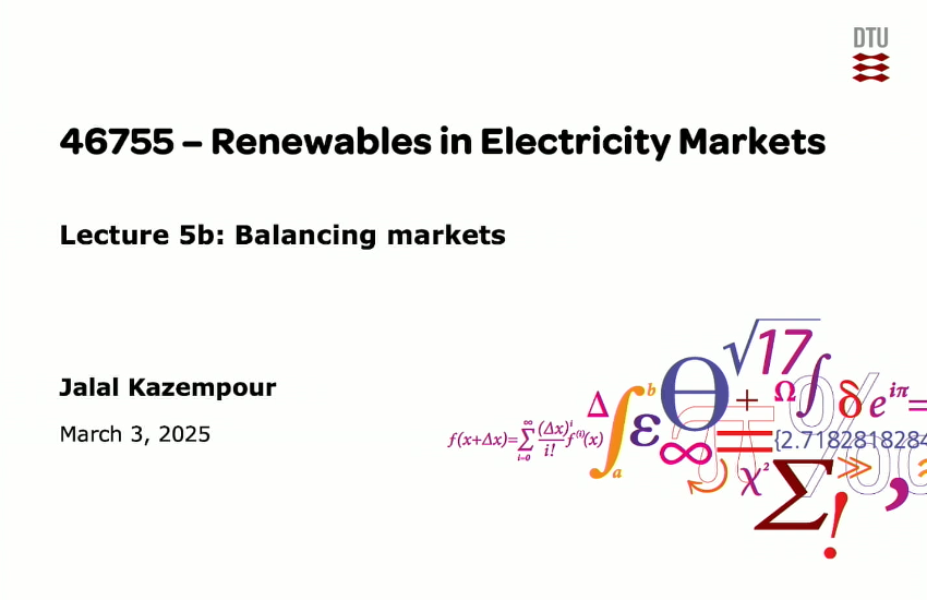 Bài 5b: Thị trường cân bằng (Balancing markets)