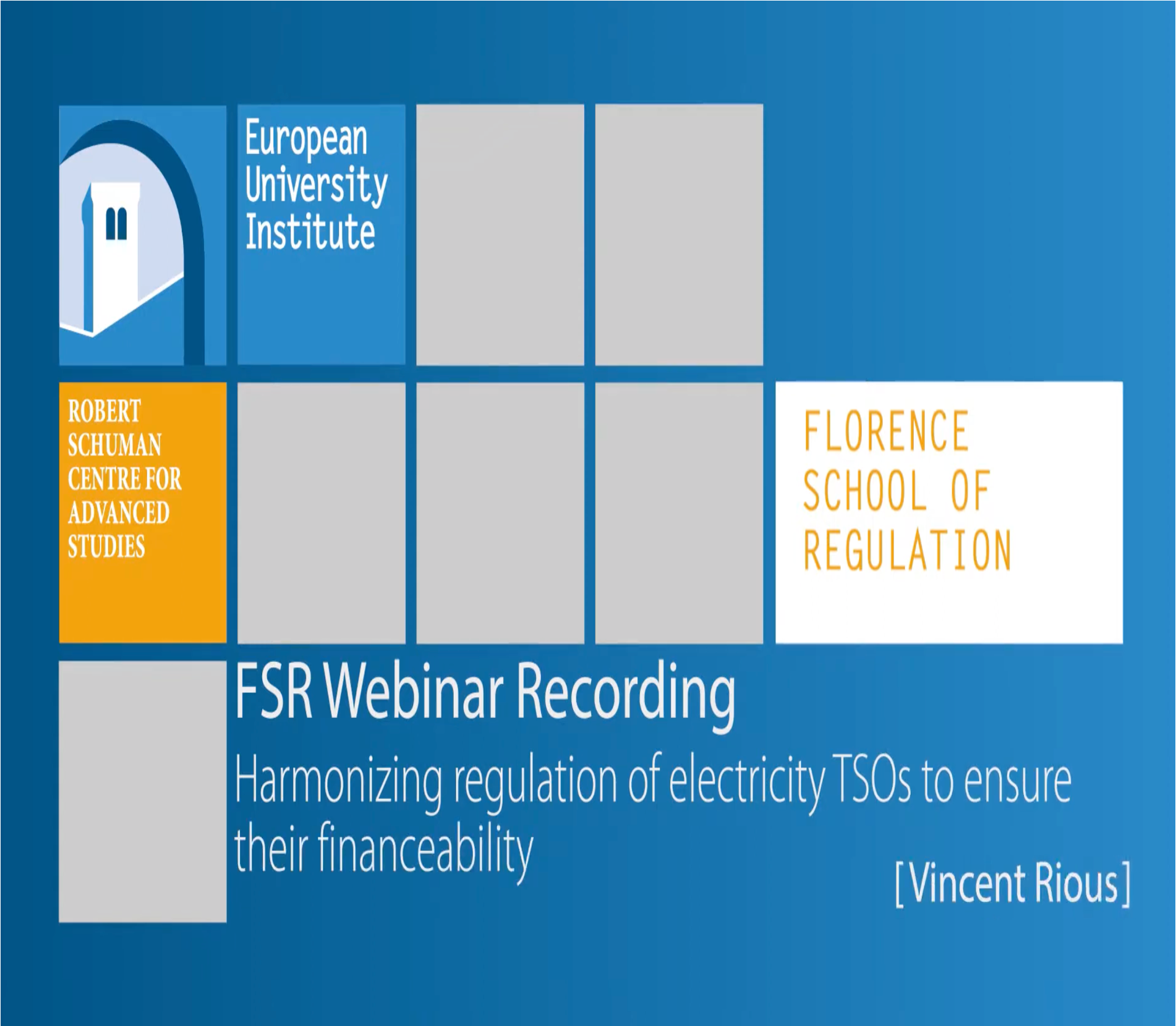 Harmonizing regulation of electricity TSOs to ensure their financeability