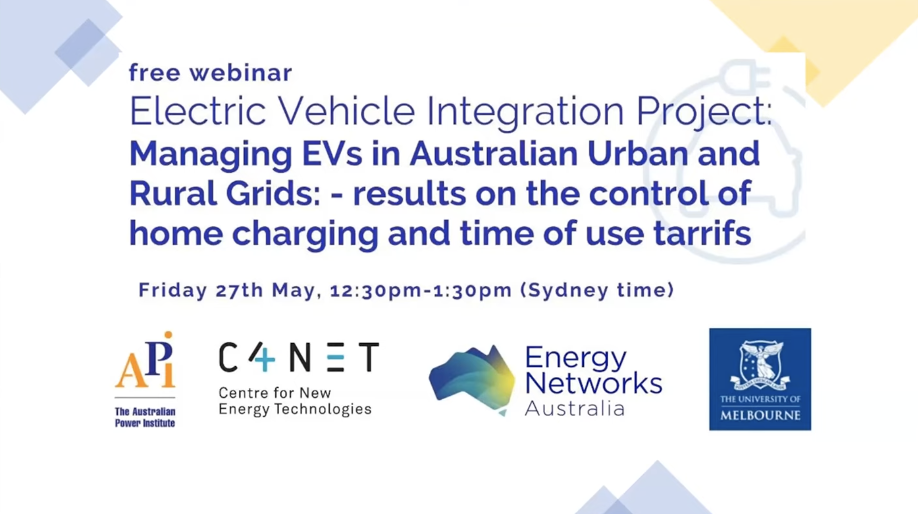 Webinar số 5 – Dự án Sạc xe điện: Kết quả nghiên cứu về kiểm soát sạc tại nhà và biểu giá điện theo thời gian sử dụng (TOU)
