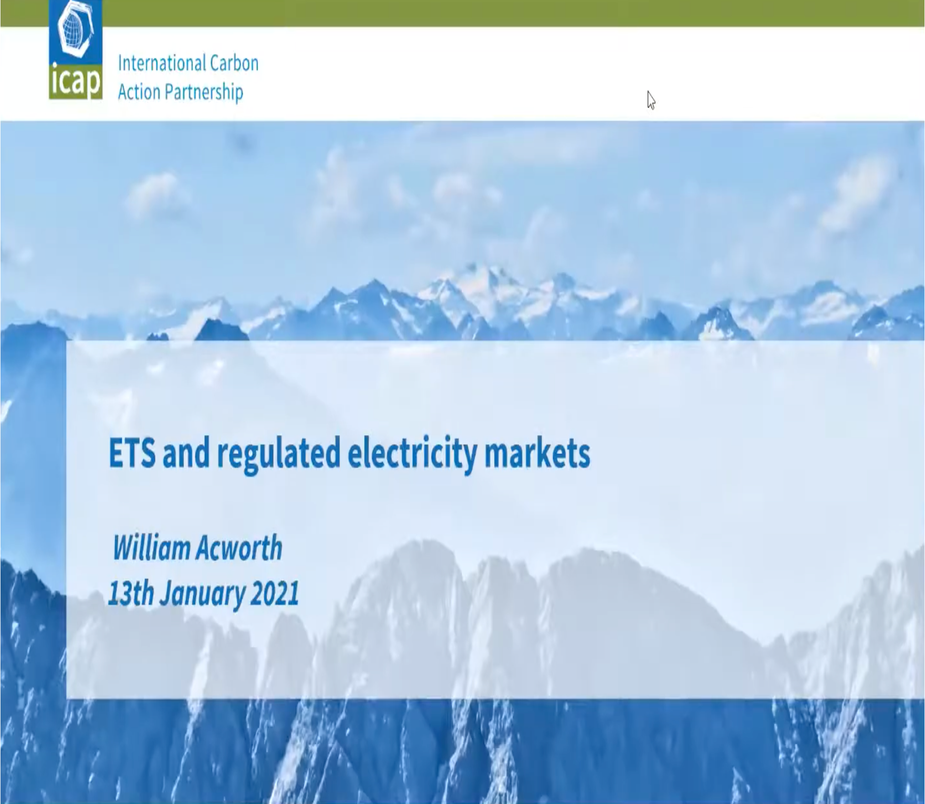 Electricity Market Regulation and ETS